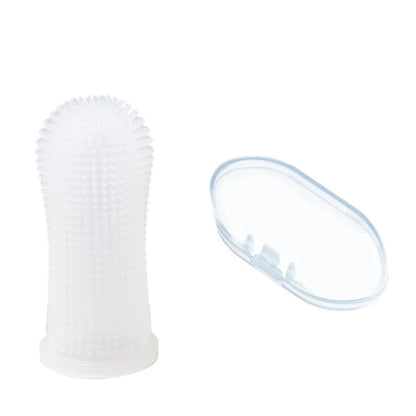 Brosse à dents en silicone 360° pour chiens et chats