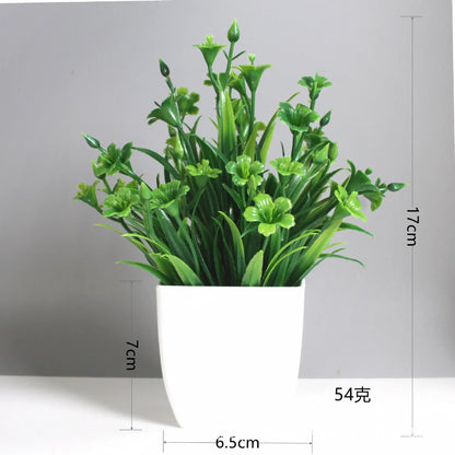 Bonsaï d'eucalyptus artificiel – Décoration verte pour l'intérieur et l'extérieur