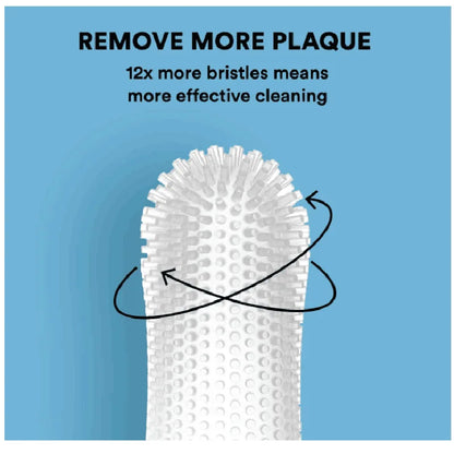 Brosse à dents en silicone 360° pour chiens et chats